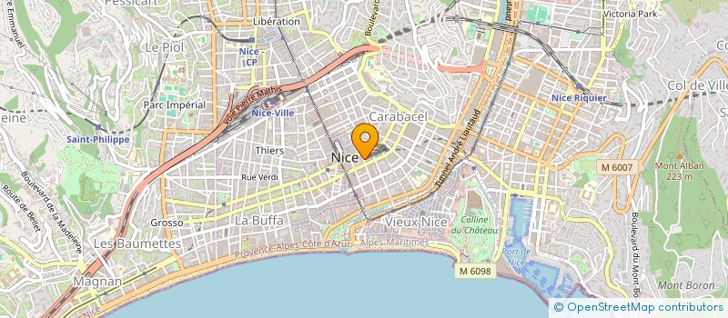 localisation de l'entreprise MURS INVEST  NICE