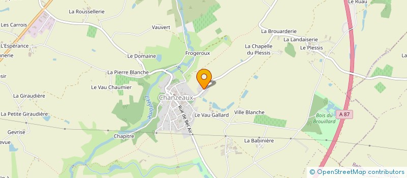 localisation de l'entreprise MURS MB CHAMPAGNE  CHEMILLE-EN-ANJOU