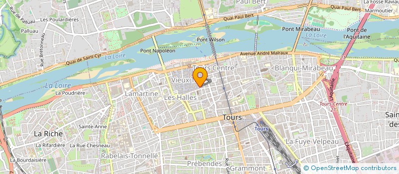 localisation de l'entreprise MURS MURES  TOURS
