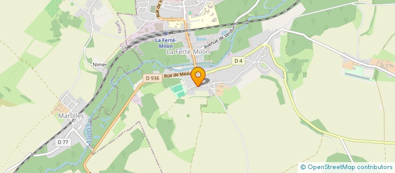 localisation de l'entreprise MURS REMPARTS ET PATRIMOINE MILONAIS  LA FERTE-MILON