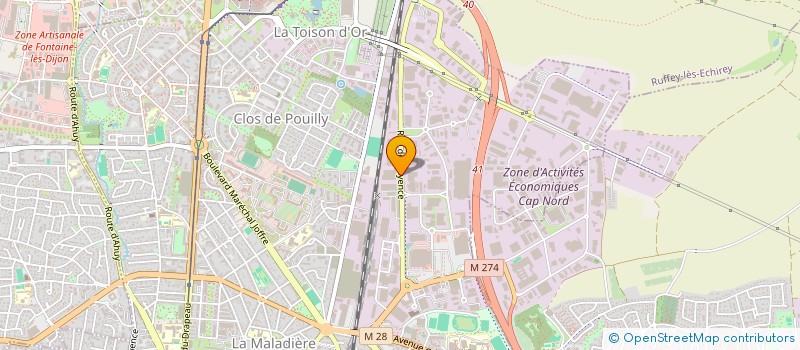 localisation de l'entreprise MURS SMART à DIJON