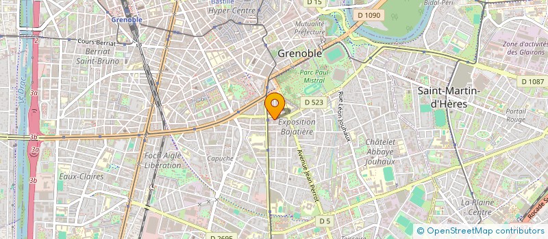 localisation de l'entreprise MURSPROS  GRENOBLE