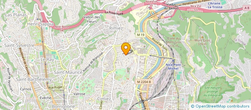 localisation de l'entreprise MURTOLI à NICE
