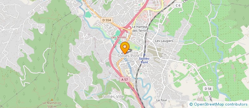 localisation de l'entreprise MURY D ET FOURLINNIE J  LA FARLEDE