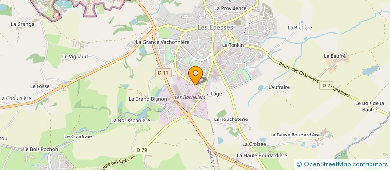 localisation de l'entreprise MURZEAU IMMOBILIER  LES EPESSES