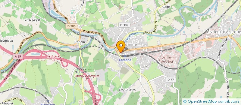 localisation de l'entreprise MUS à LOZANNE