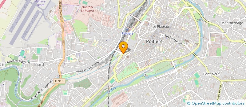 localisation de l'entreprise MUS COIFFURE  POITIERS