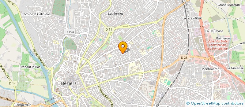 localisation de l'entreprise MUS CONSTRUCTIONS  BEZIERS