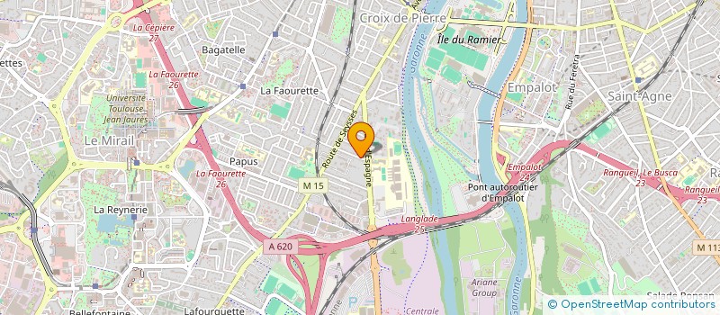 localisation de l'entreprise MUS-ETRE à TOULOUSE