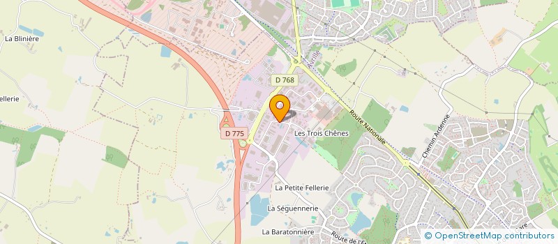 localisation de l'entreprise MUS IMMO à AVRILLE