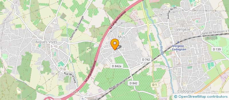 localisation de l'entreprise MUS & VOUS  MUS