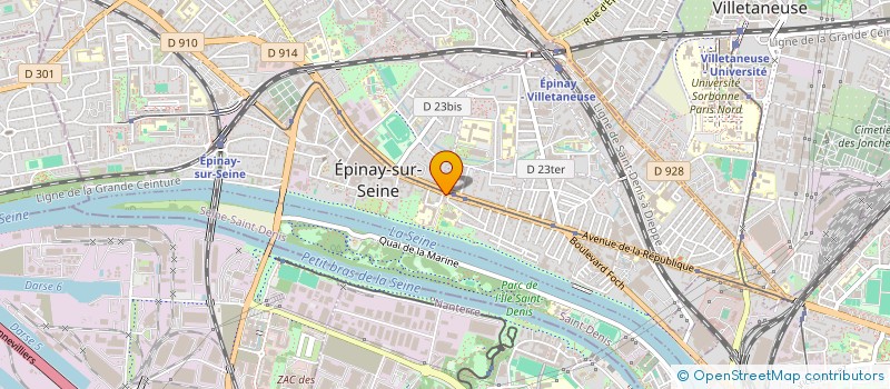 localisation de l'entreprise MUSA à EPINAY-SUR-SEINE