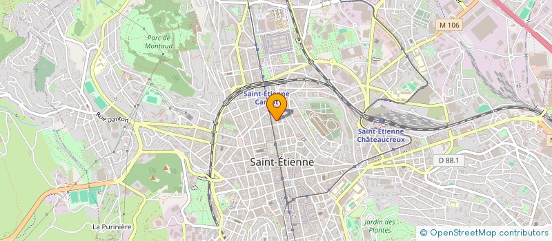 localisation de l'entreprise MUSA  SAINT-ETIENNE