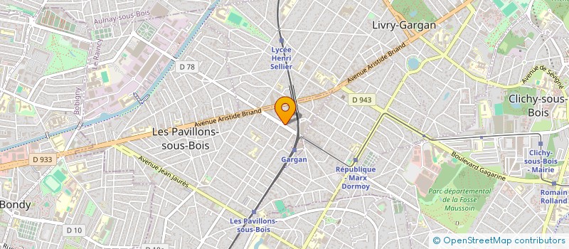 localisation de l'entreprise MUSA EXPRESS  LES PAVILLONS-SOUS-BOIS