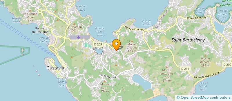 localisation de l'entreprise MUSA VERDE à SAINT-BARTHELEMY