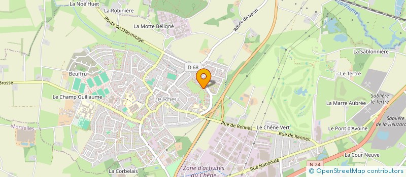 localisation de l'entreprise MUSACOLIS à LE RHEU