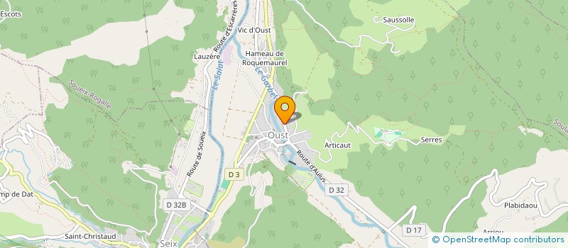 localisation de l'entreprise MUSARAIGNE à OUST