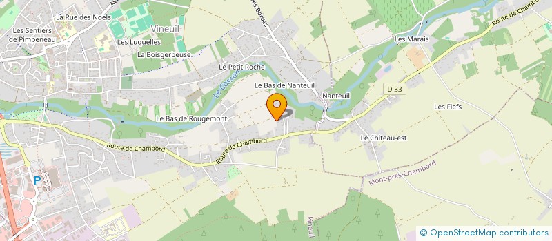 localisation de l'entreprise MUSAREGNE à VINEUIL