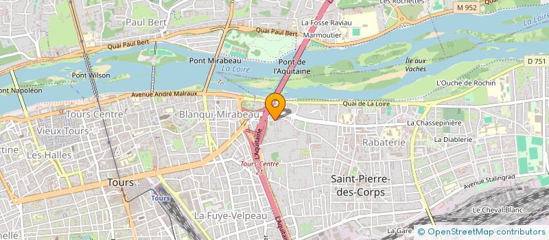 localisation de l'entreprise MUSARTECH  SAINT-PIERRE-DES-CORPS