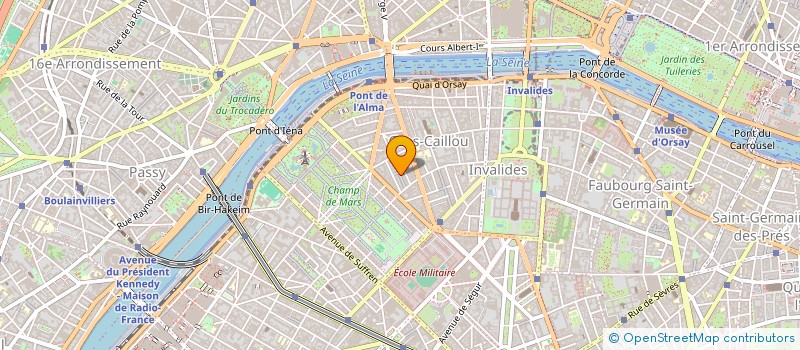 localisation de l'entreprise MUSC  PARIS