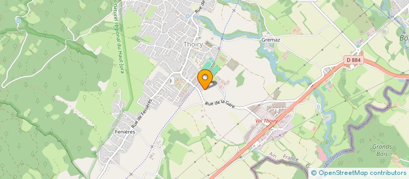 localisation de l'entreprise MUSCA CAFE  THOIRY