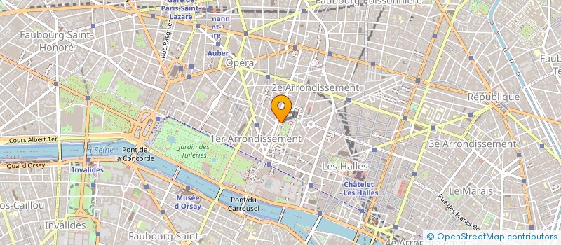 localisation de l'entreprise MUSCADE à PARIS