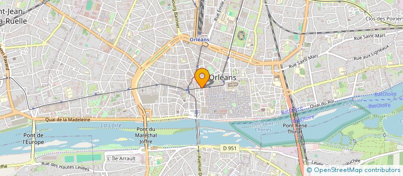 localisation de l'entreprise MUSCADE à ORLEANS