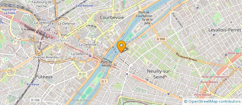 localisation de l'entreprise MUSCADE à NEUILLY-SUR-SEINE
