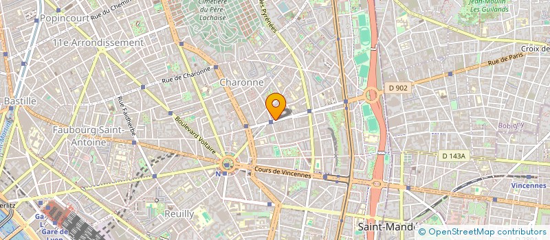 localisation de l'entreprise MUSCADE  PARIS