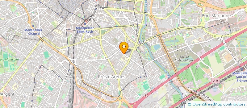 localisation de l'entreprise MUSCARIS à MONTPELLIER