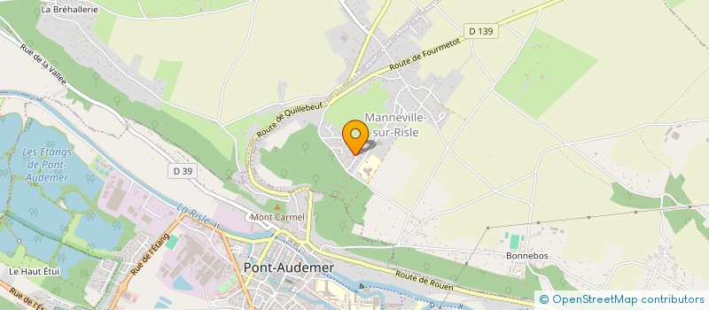 localisation de l'entreprise MUSCAT TRANSPORTS  MANNEVILLE-SUR-RISLE