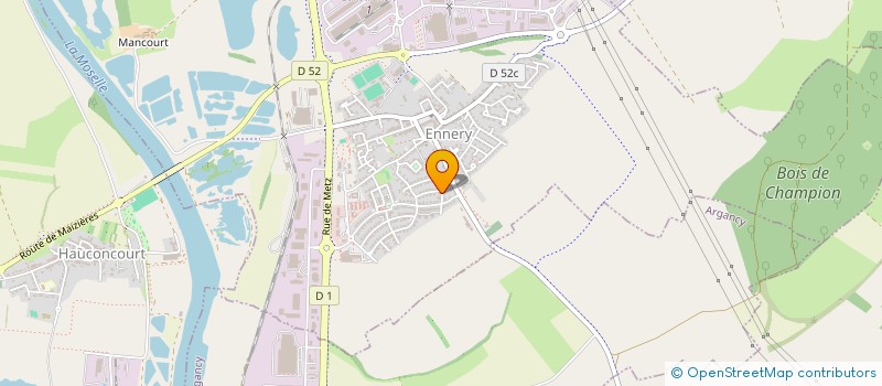 localisation de l'entreprise MUSCI WEBER IMMOBILIER  ENNERY