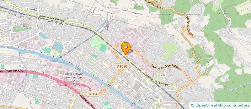 localisation de l'entreprise MUSCLE TOWER  CLUSES