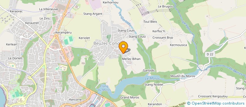 localisation de l'entreprise MUSCLER LE C UR  CONCARNEAU