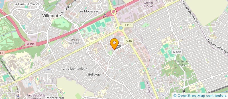 localisation de l'entreprise MUSCLESDRIVE  VILLEPINTE