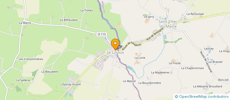 localisation de l'entreprise MUSCU CLUB JAVENEEN  JAVENE