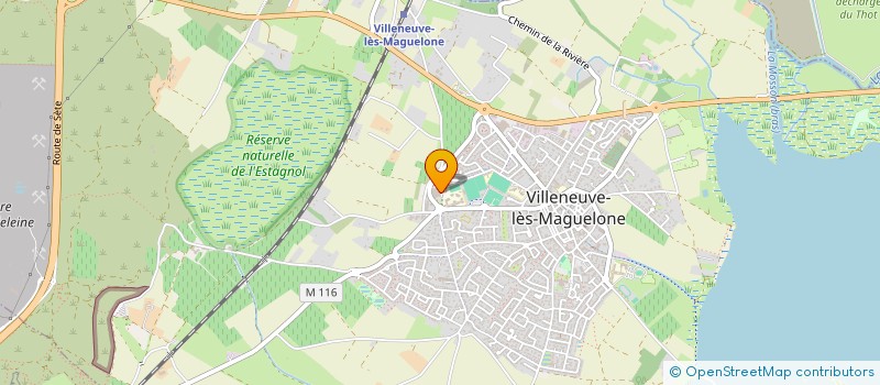 localisation de l'entreprise MUSCU GYM CLUB VILLENEUVOIS  VILLENEUVE-LES-MAGUELONE