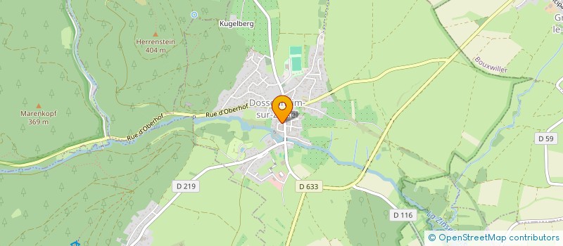 localisation de l'entreprise MUSCUL 92  DOSSENHEIM-SUR-ZINSEL