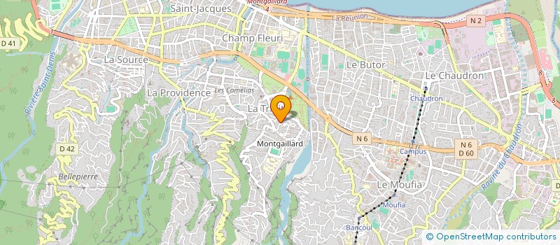 localisation de l'entreprise MUSCULATION ET FITNESS DE CHAMP FLEURY  SAINT-DENIS