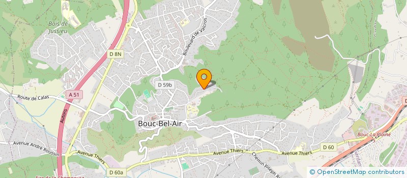 localisation de l'entreprise MUSCULATION ET GYMNASTIQUE BOUC BEL AIR à BOUC-BEL-AIR