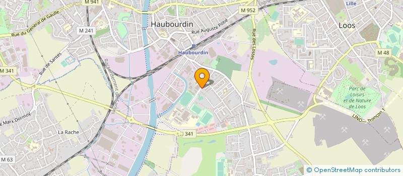 localisation de l'entreprise MUSCULATION HAUBOURDINOISE à HAUBOURDIN