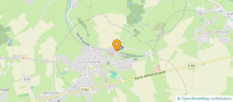 localisation de l'entreprise MUSCUSARSEENNE  SARS-POTERIES