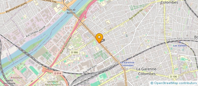 localisation de l'entreprise MUSE 2  COLOMBES