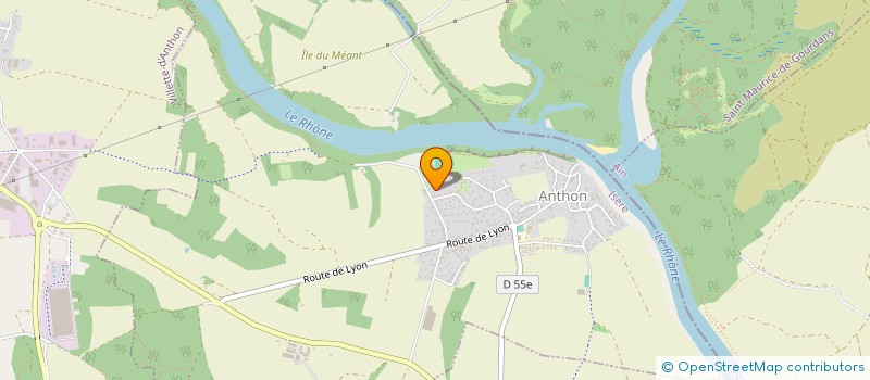 localisation de l'entreprise MUSE  ANTHON