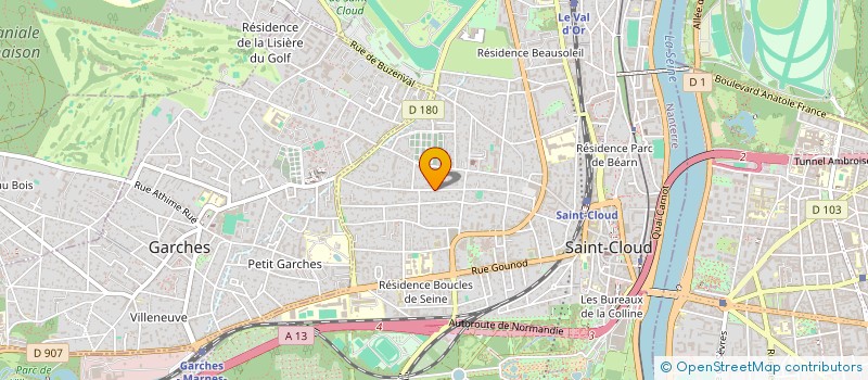 localisation de l'entreprise MUSE à SAINT-CLOUD