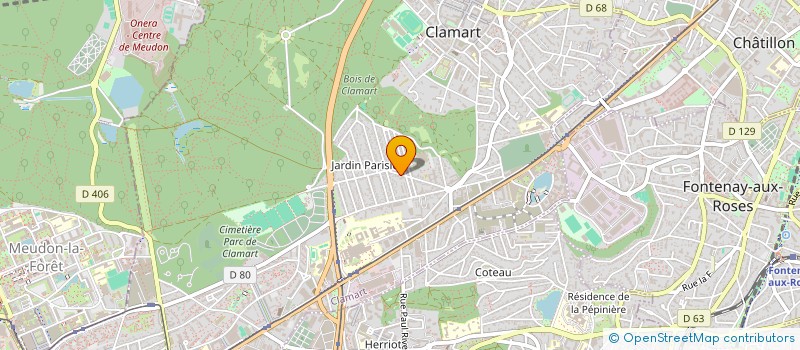 localisation de l'entreprise MUSE ART à CLAMART