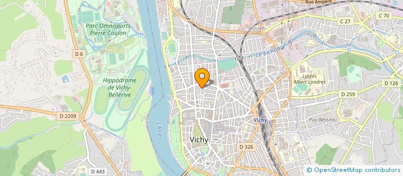 localisation de l'entreprise MUSE DE FRANCE à VICHY
