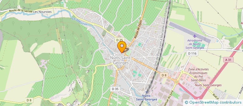 localisation de l'entreprise MUSE HT à NUITS-SAINT-GEORGES