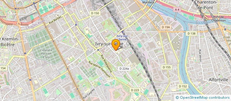 localisation de l'entreprise MUSEA à IVRY-SUR-SEINE