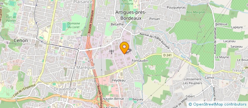 localisation de l'entreprise MUSEA  ARTIGUES-PRES-BORDEAUX